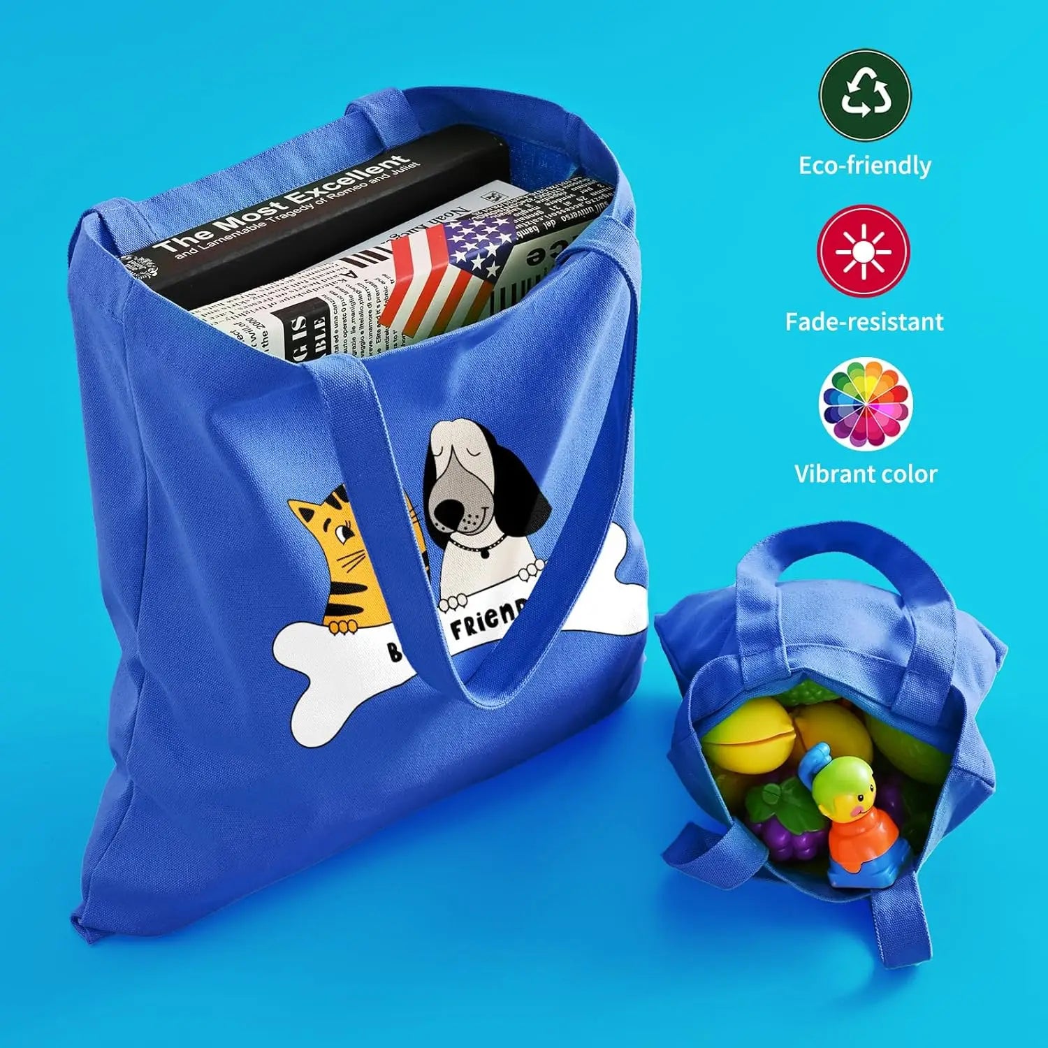 Personalized Sublimation Blank Custom Grocery Cotton Canvas Tote Bag for Travel