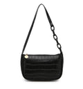 Fashion Underarm Ladies Shoulder Bag Geometric Pattern Solid Zipper Pu Women Handbags