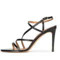 2022 Plus Size Party Casual Ankle Buckle Strap Round Toe Strappy Sandals Summer Shoes High Heels for Women