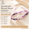 Summer Bohemian Colored Seed Beaded Elastic Miyuki Adjustable Kids Jewelry Bracelets