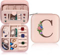 Wholesale Custom Logo Joyeros Pu Leather Portable Small Jewelry Case Travel Jewellery Boxes Ring Necklace Wedding Gift Organizer