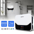 Latest Electric Instantaneous Shower Water Heater 5500w 220v Thermostat Flow Heater Bathroom Heating Instant Hot Shower Water