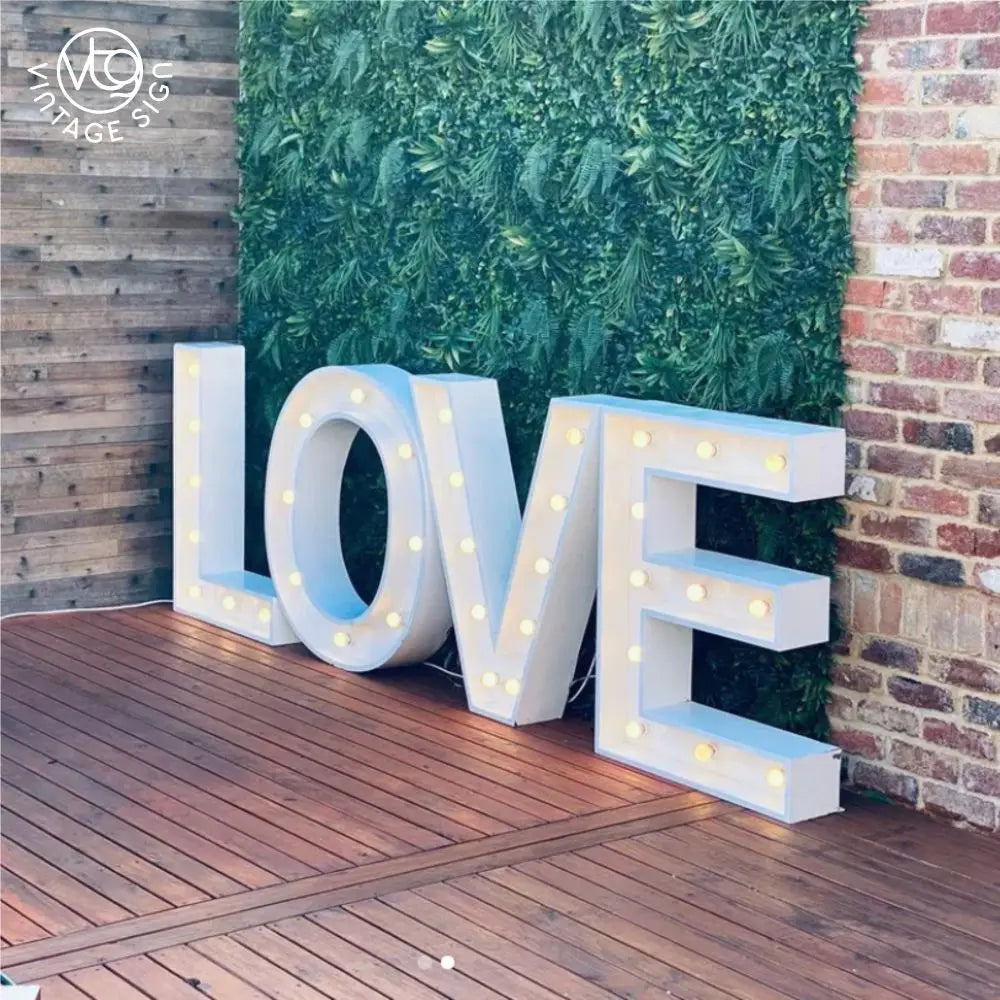 Free Standing 5ft Giant Letters Light up Marquee Number for Wedding