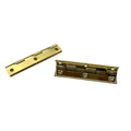 Stock Supply Good Quality 50 X 10 X 0.9mm 90  105 and 180 Degree  Shiny Gold Metal Butt Box Hinge