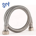 Plumbing Hose 1/2" Fip X 3/8" Comp X 24" S.S Braided Flexible Water Hoses Faucet Supply Line Hose for Bathroom Kitchen