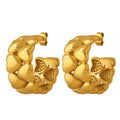 Wholesale Fashion Jewelry Hoop Heart Earings Stainless Steel Fine Jewelry Earings for Women