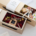 Christmas Soap Flower Creative Spot Valentine's Day Portable Gift Box Wedding Companion Gift Box Birthday Gold Packaging Box