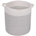 Extra Large Laundry Woven Baskets Storage Wicker Blanket Basket for Living Room Cotton Rope Laundry Basket