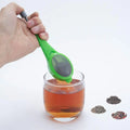 Long-Handle Stainless Steel Loose Leaf Tea Infuser Mini Ball Shape Ceramic Kitchen Utensils Tea Bags Debris Steeper Set