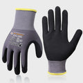 XINGYU EN388 Anti-Slip Construction Industrial Work Safety Gloves Nitrile Coated 15 Gauge Nylon Foam Nitrile Coated Work Gloves