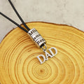 Personalized Gifts Fashion Name Pendant Stainless Steel Men Necklaces for Father Dad Best Gifts