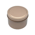 Wholesale 4oz Empty Round Scented Decorative Rose Gold Tin Container Jars Travel Rose Gold Tinplate Candle Tins