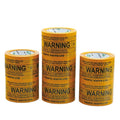 Beige Acrylic Water Activated Single Sided BOPP Warning Tape for Transport Sealing and Packing