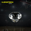 Ilenstech Flashlight Lens with Anti Glare Socket Optic Lens 25Degree for 3030 3535 5050