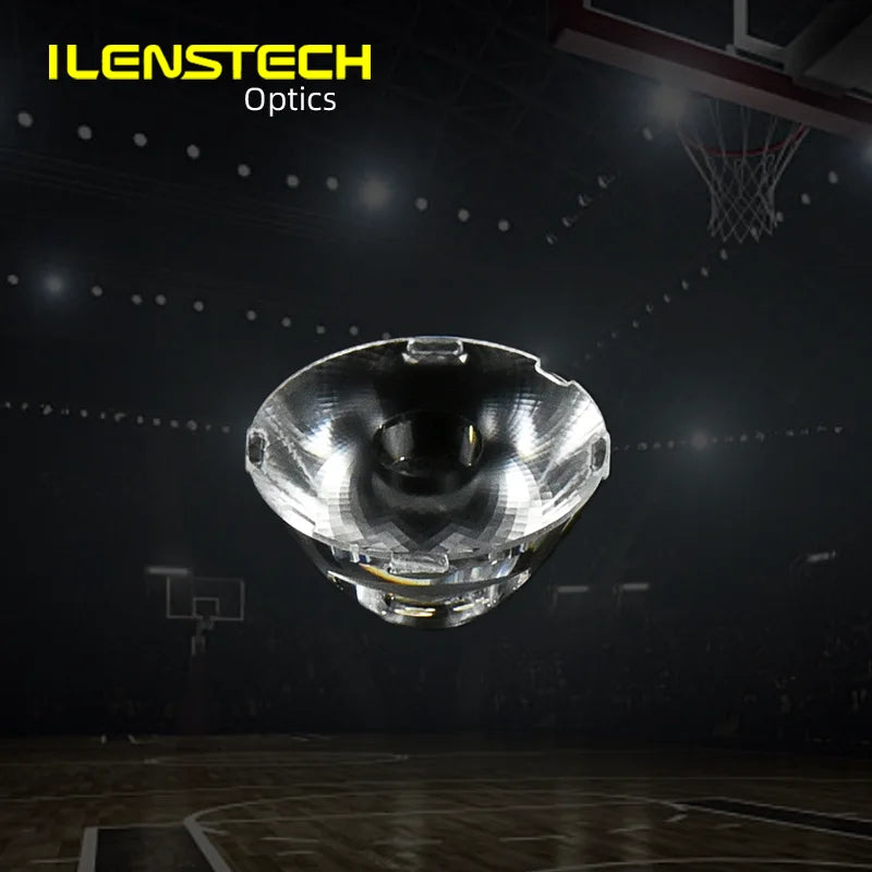 Ilenstech Flashlight Lens with Anti Glare Socket Optic Lens 25Degree for 3030 3535 5050