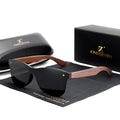 For KINGSEVEN 2024 Handmade Walnut Wooden Sunglasses for Men and Women Vintage Brand Design Polarized Eyewear 5504