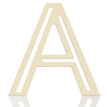 Factory Customizable Hollow Wooden Letters for DIY Crafts Eco-Friendly Wall Hanging Decorations