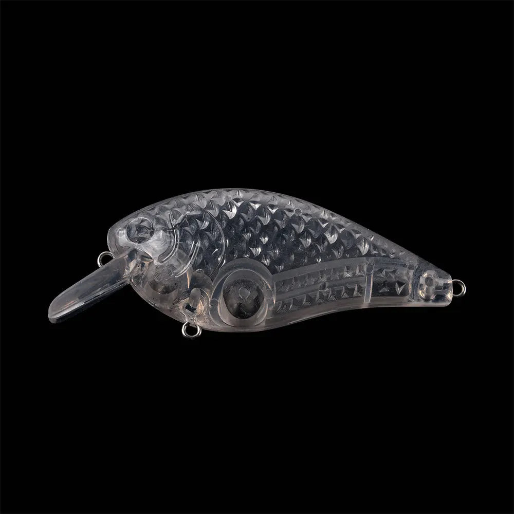 DIY Crankbaits 7cm/13.4g Custom Blank Lures Unpainted Floating Crankbaits Fishing Blank