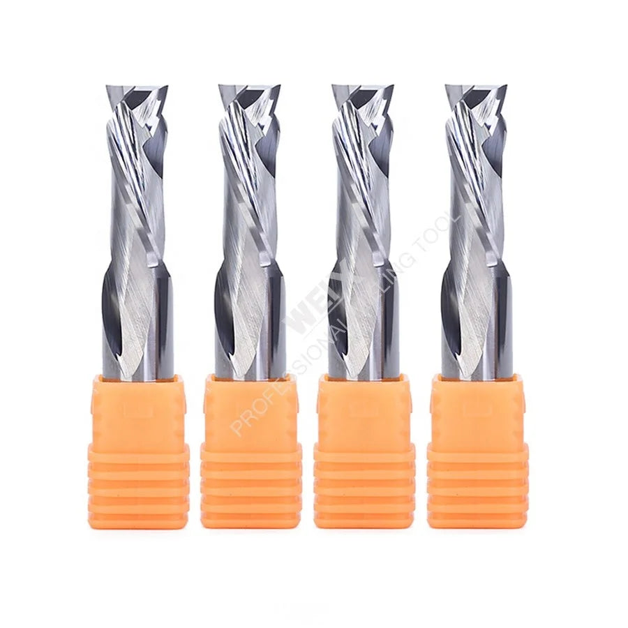 Wholesale Price Woodworking Solid Carbide Compression End Mill Wood Milling Cutter CNC up Down Cutting Endmill Tools