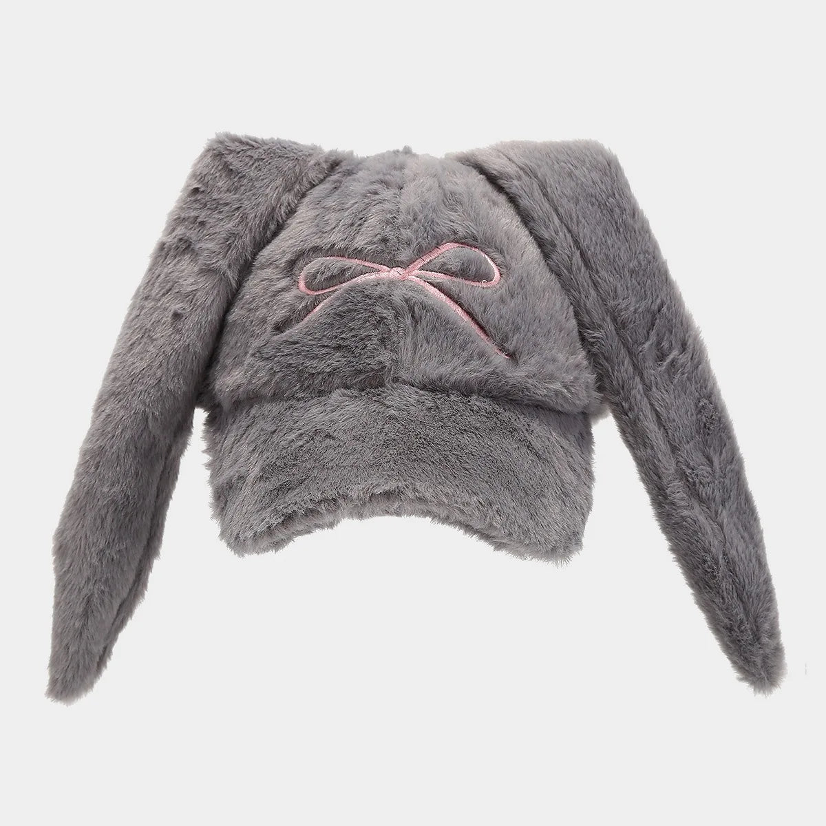 Bunny Baseball Cap Hip-hop Long Rabbit Ears Hats Cute Girl Hat Plush Cap