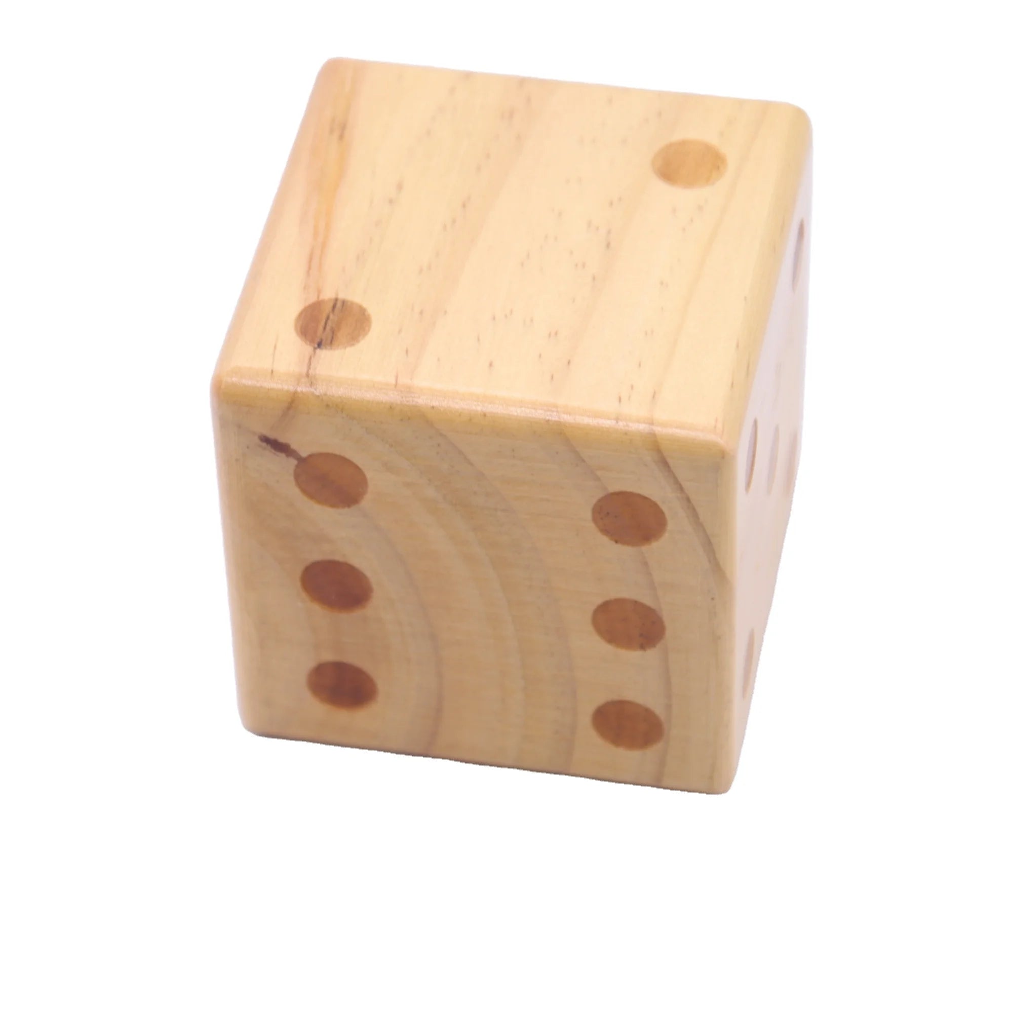 Tailai Giant Wooden Yard Dice Yard Outdoor Lawn Games for Adults and Family Reusable Scorecard Included Dice Wood