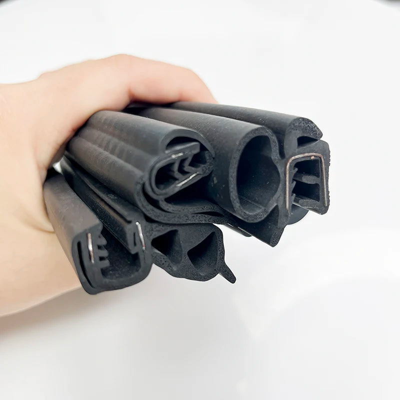Flexible PVC Rubber Various Shaped Channel Pinch Weld Edge Trim Sealing Strip with Sheet Metal for windows Seal