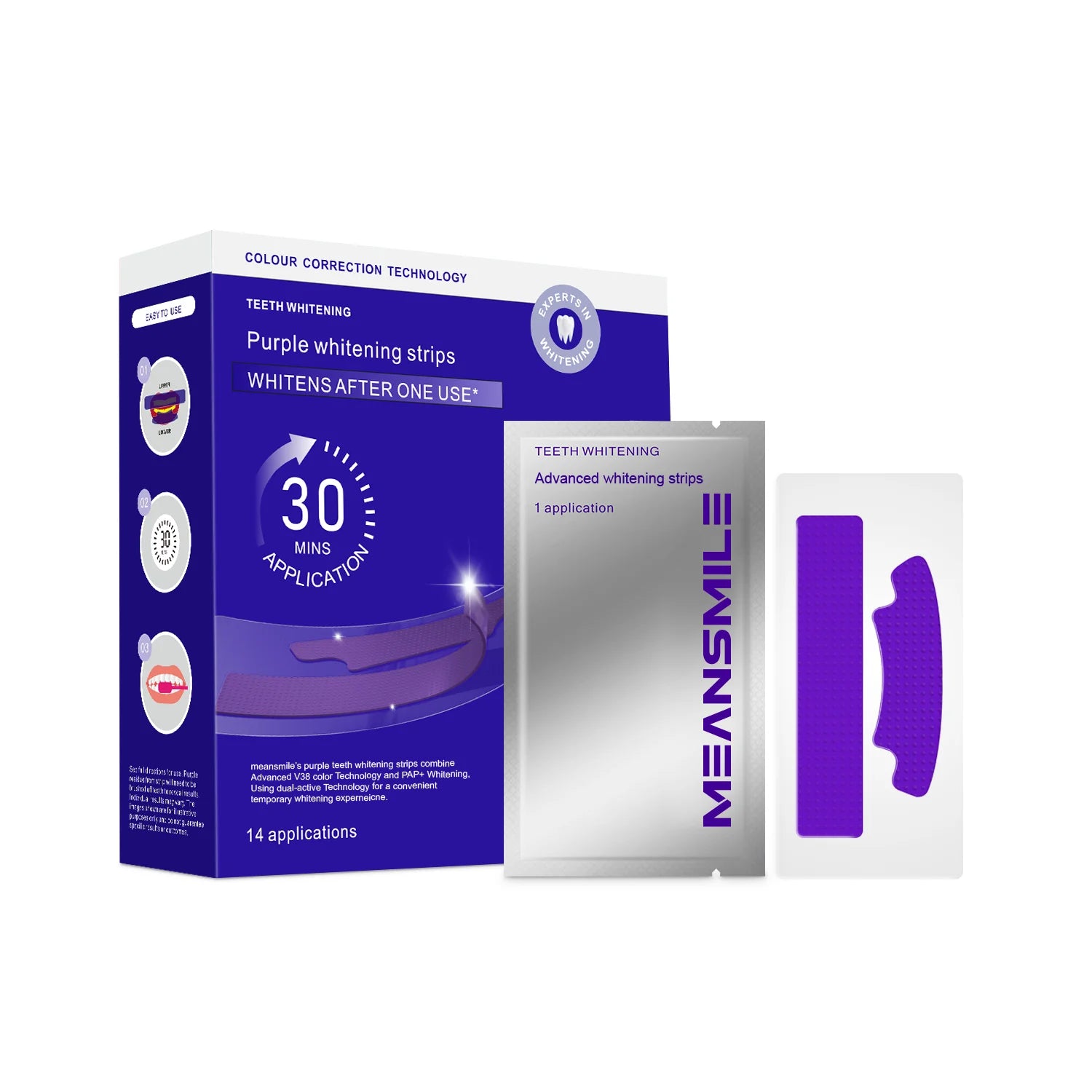 2025 Wholesale New Innovative Products Remove Teeth Stains and Whiten Teeth Whitening Strips for Sensitive Teeth