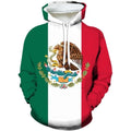 Fitspi Mexican Hoodies Mexico 3d Print Casual Hooded Pullover Sweatshirt Wholesale