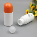 50ml 60ml Perfume Deodorant Containers Roller Ball Cosmetic Wholesale Plastic Roll on Bottle
