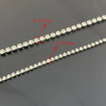 Stainless Steel Drill Claw Chain Super Flash Tight Rhine- DIY Pants Necklace Accessory Material