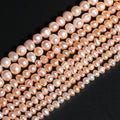 4-5/5-6/6-7/7-8/8-9mm Natural Freshwater Pink Pearl Loose Beads for Bracelet Necklace DIY Irregular Round Shape