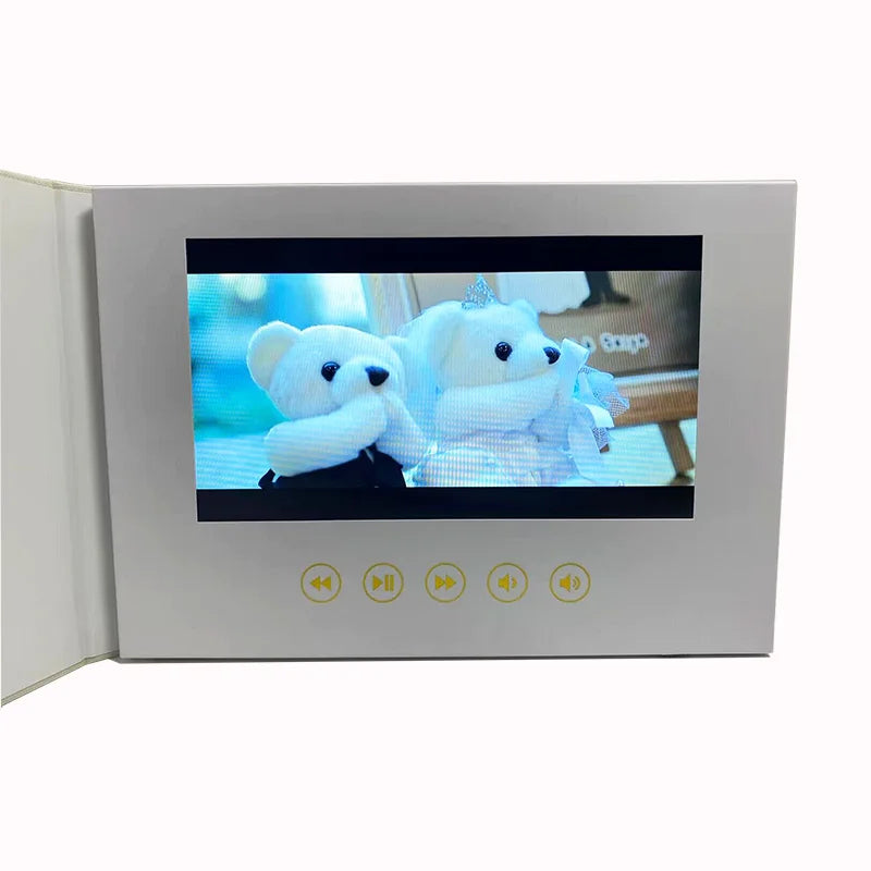 Customized Wedding Video Book with 7inch10.1inch IPS Screen DIY Memory Book Our Wedding