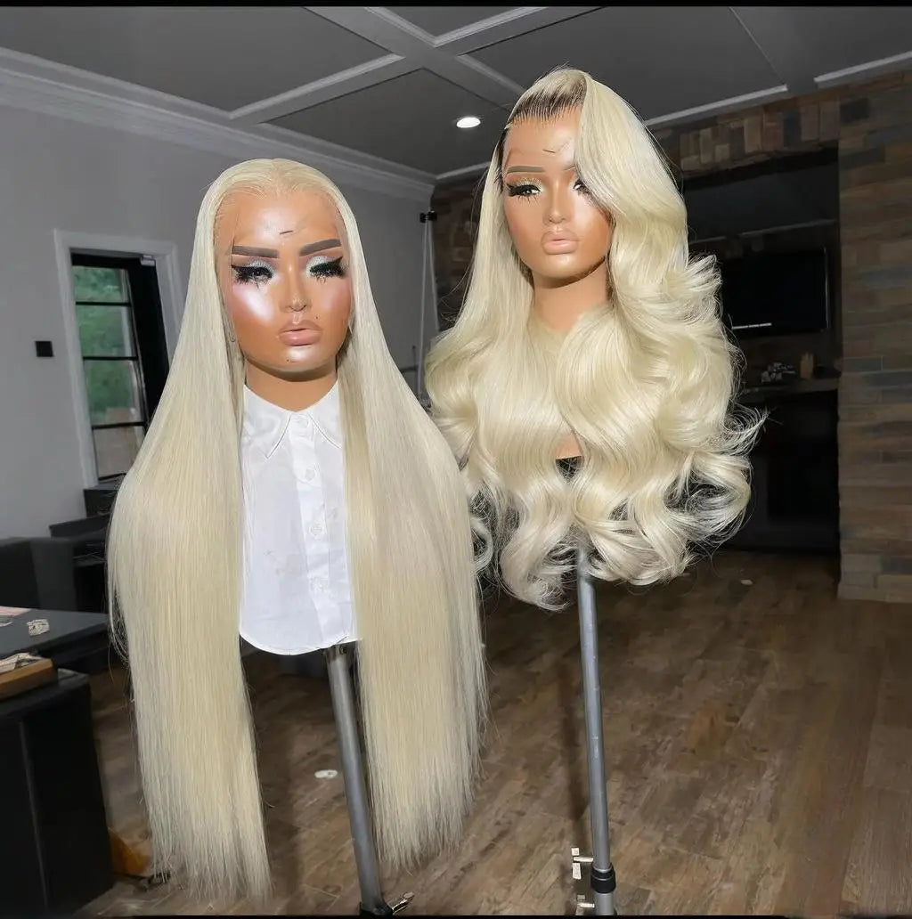 150% 180% Density Swiss Lace Wig Wholesale Human Hair 613 Lace Front WigTransparent 13X4 Lace Frontal Wig for Black Women