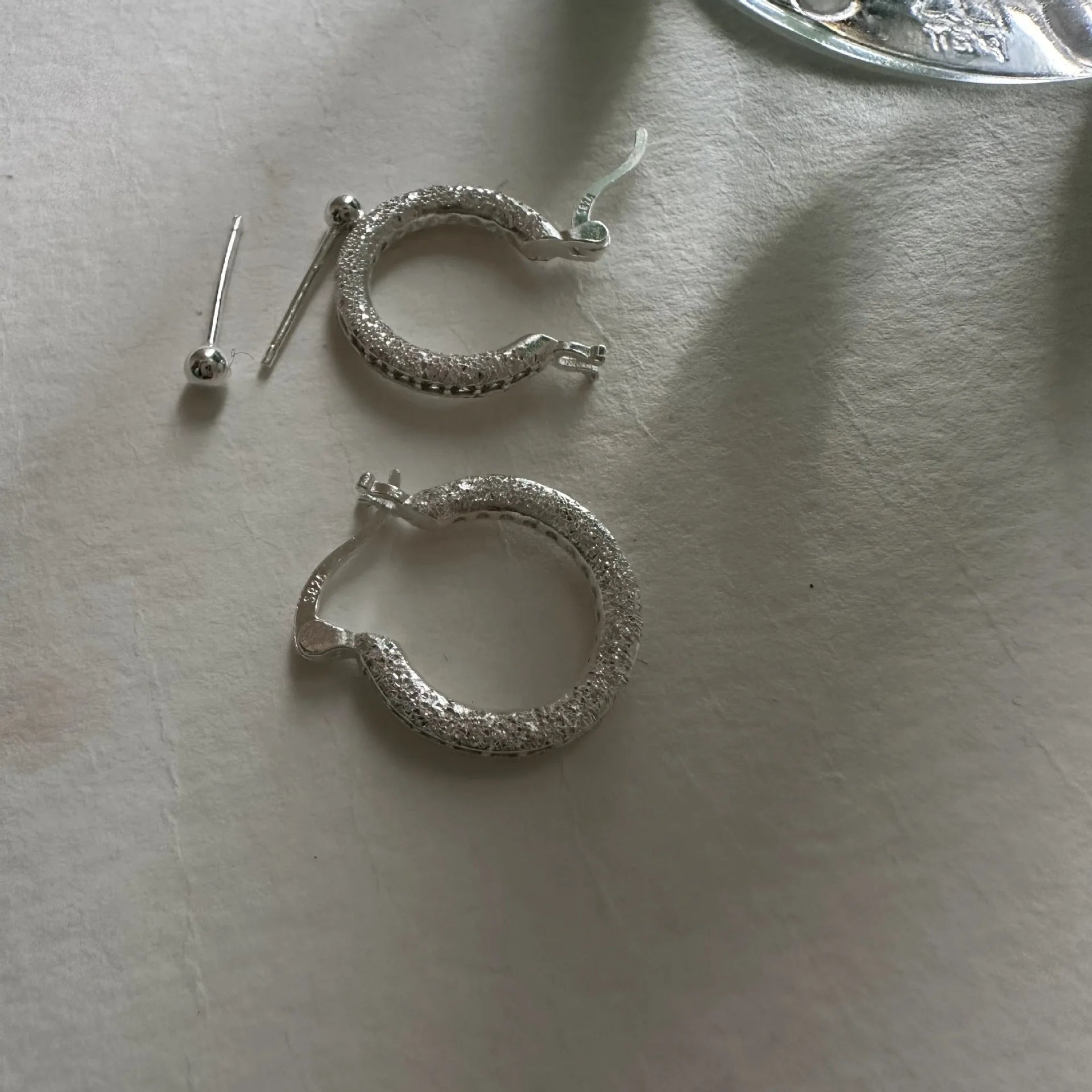 Fashion Stacking 925 Sterling Silver Cubic Zircon Huggie Earring Minimalist Stud Earring