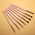 New Patent Custom Size Pink French Acrylic Liner Painting Nail Brush