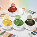 Herbal Vegan Hydrogel Sheet Eye Moisturizing Dark Circles Removal Wrinkle Reducing Eye Patches Custom Colors Private Label OEM
