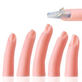 Bendable Silicone Nail Training Finger Magnetic 5pcs Nail Practice Fingers Model