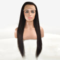 Hidden Strap Snug Fit 360 Pre Cut Lace Front Glueless Human Hair Wig with Drawstring Invisid Strap Raw Hair 360 Wig Without Glue
