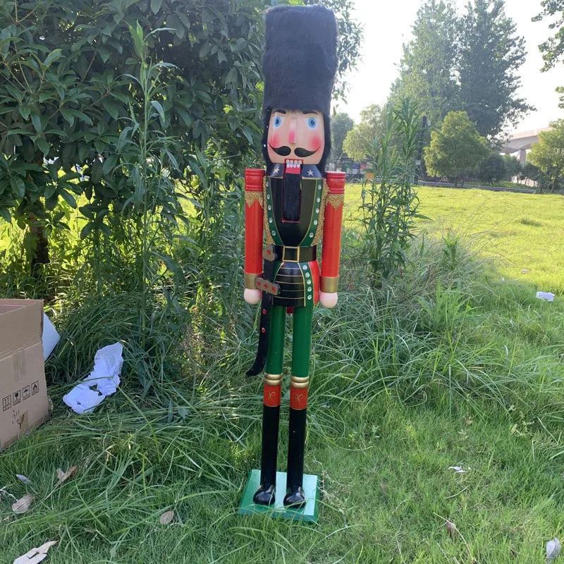 Supplies Wooden Nutcrackers Indoor Decoration 4ft Nutcracker Wholesale Christmas Nutcracker
