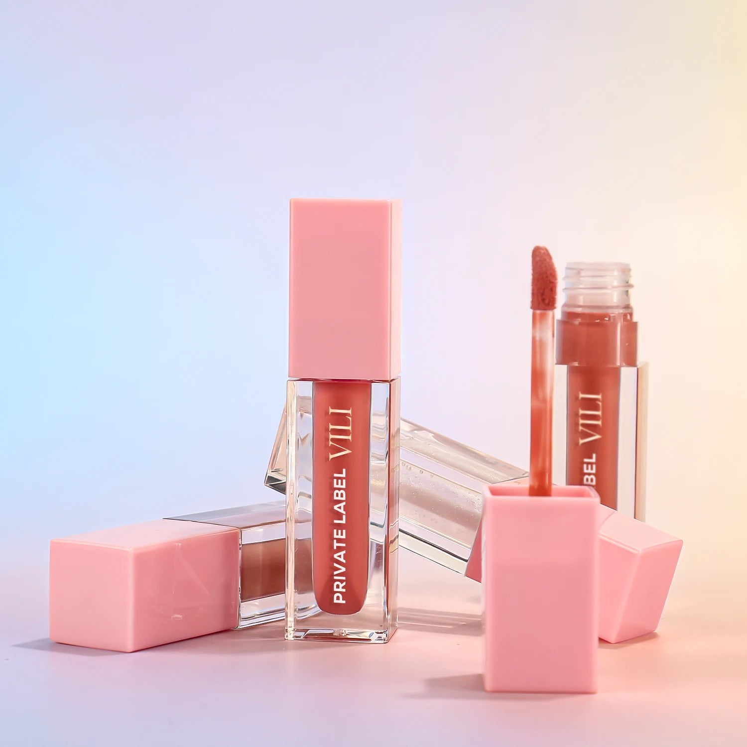 Wholesale Factory Price New Design Moisturizing Lip Gloss Tubes and Box Custom Label Lip Gloss