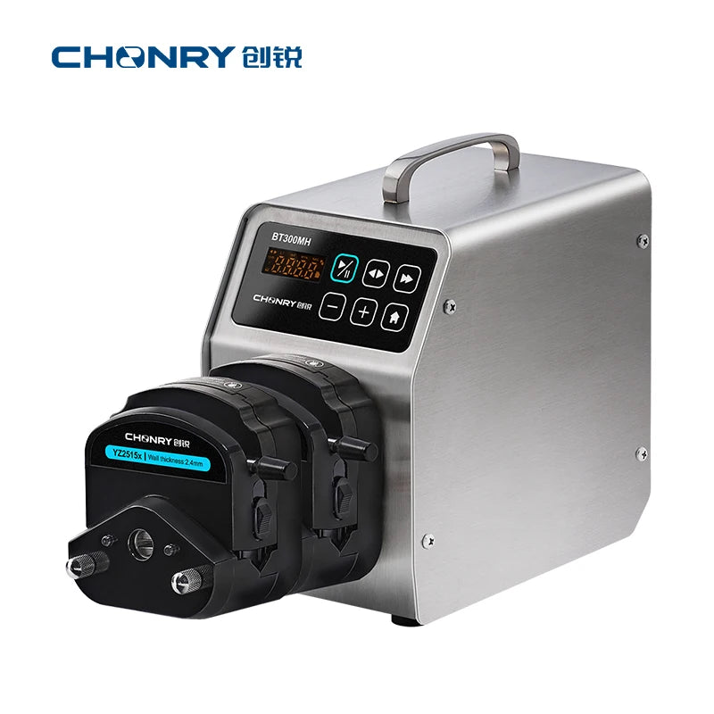 BT300MH Digital Lab Automatic Dispensing Peristaltic Pump  Stainless Steel High Flow