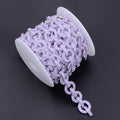 JUNAO 1 Yard Tassel Rhinestones Trim Violet  Stones Ribbon Sew on Rhinestone Chain Fringe