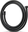 New Black Shower Hose Stainless Steel Electroplating Handheld Shower Head Hose Flex Hoses Extension with Brass Insert