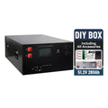 DIY 48V Lifepo4 Battery Box Kit 10Kwh 15Kwh Home Solar Storage with BMS 280Ah 300Ah for Golf Carts