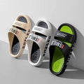 Men's PVC Comfort Non-Slip Soft Plush Slippers New Trendy Casual Shoes Hard-Wearing Popular Fashion Slide Slippers