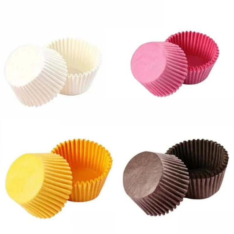 500pcs 35x25mm Muffin Cupcake Paper Cup Liner Baking Cup Cake Mold Tray