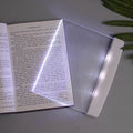 Home Flat Book Lights for Reading at Night in Bed Clear LED Book Page Light Flat Light for Reading in Bed at Night