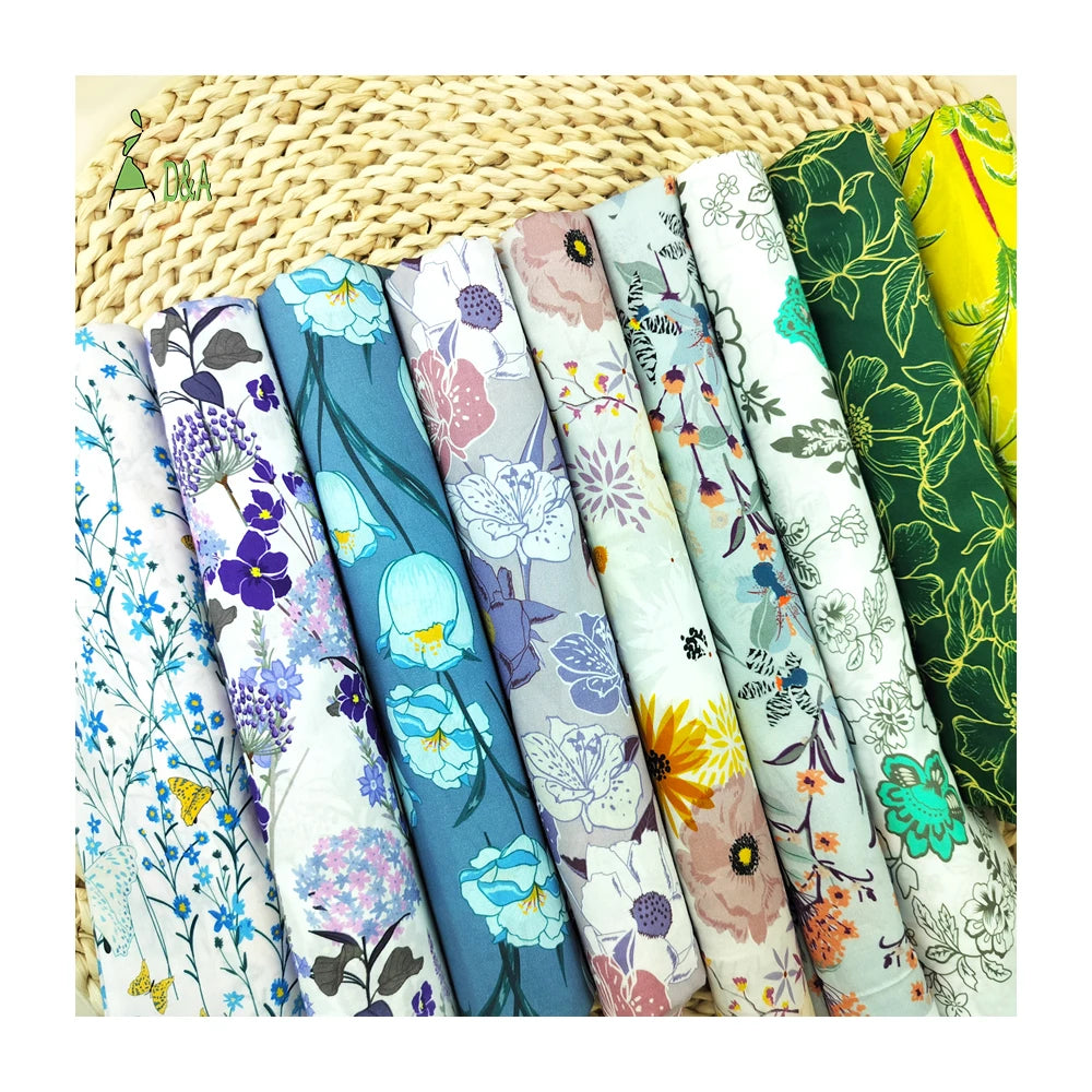 Hot Selling 100% Organic Cotton Poplin Fabric Custom Printed Woven Design for Shirts and Clothing Covers for Boys and Girls
