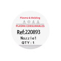 130A Plasma Nozzle 220893 for Maxpro200 220891 220831 220890 220892 420044 420066 Nozzle Tips Plasma Accessories Factory
