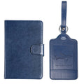 Travel Business Passport Holder Gift Set High Quality Pu Leather Passport Holder and Luggage Tags Set